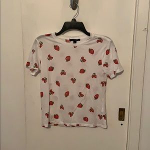 Strawberry Print Tee